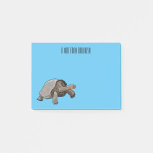 Galapagos tortoise cartoon post-it® notes