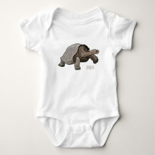 Galapagos tortoise cartoon romper