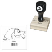 Galapagos tortoise cartoon 	rubberstempel (Gestempeld)