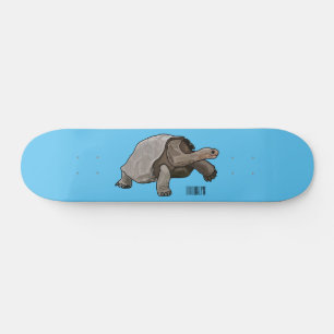 Galapagos tortoise cartoon skateboard