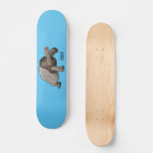 Galapagos tortoise cartoon skateboard (Voorkant)