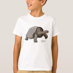 Galapagos tortoise cartoon t-shirt