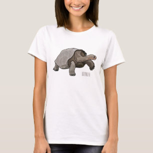 Galapagos tortoise cartoon t-shirt