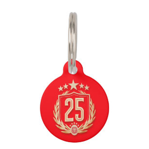 Galatasaray 2025 Kampioenschapsposter Huisdierpenning
