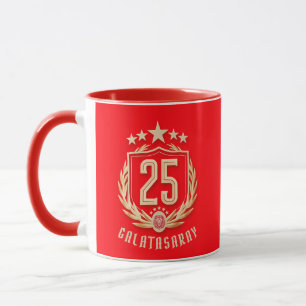 Galatasaray 2025 Kampioenschapsposter Mok