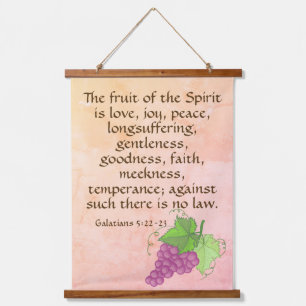 Galaten 5:22-23 hangend wandkleed
