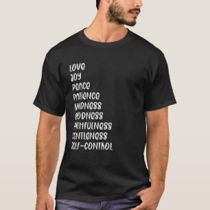 Galaten 5 22 Gift voor Christenen Fruit van de SP T-shirt