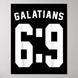 Galaten 6_9 Sporttrui Christelijke Motivatie A Poster