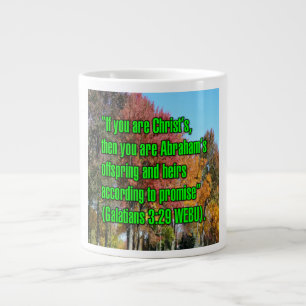 Galatenzen 3:29 WEBU Mug Extra Grote Beker