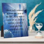 Galates 3:13 Plaque (Côté)