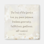 Galates 5:22-23 aimant 2 pouces (Devant)