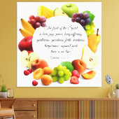 Galates 5:22-23 impression de toile (Insitu(Salon))