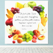 Galates 5:22-23 impression de toile (Insitu (Plancher de Bois))