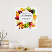Galates 5:22-23 Poster (Cuisine)