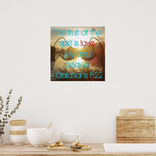 Galates 5:22 Poster (Cuisine)