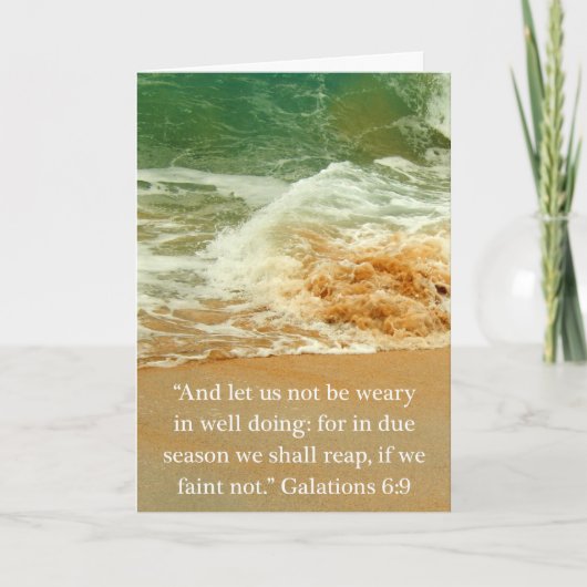 Galates 6:9 Merci pour tout ce que vous faites (Devant)