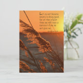 Galates Sunset 5 x 7 Carte de voeux (Debout devant)