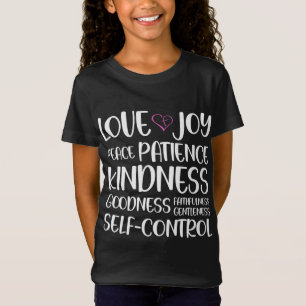 galatianen 5 22 cadeau voor christenen - vruchten t-shirt