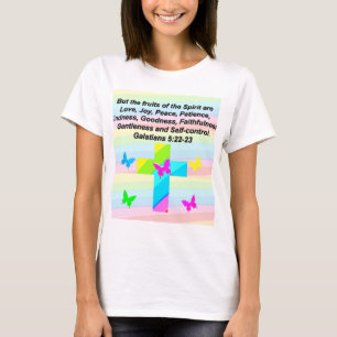 GALATIANEN 5 VRUCHTEN VAN DE GEDISTISCHE STOF T-SHIRT