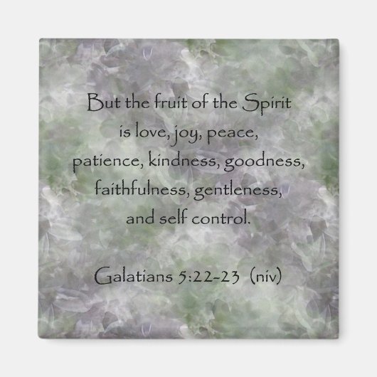 Galatians 5:22-23 ~ Fruit of the Spirit Magneet (Voorkant)