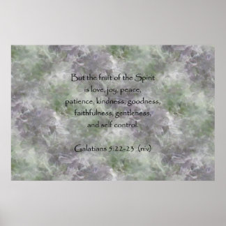 Galatians 5:22-23 ~ Fruit of the Spirit Poster