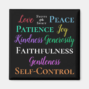 Galatians 5:22-23 Fruits of the Spirit Magnet Magneet