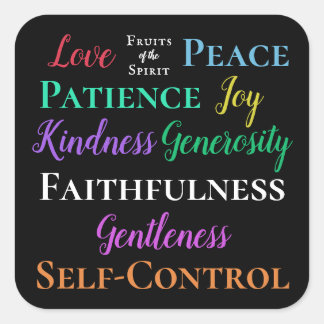 Galatians 5:22-23 Sticker