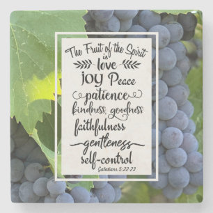 Galatians 5:22-23 The Fruit of the Spirit Stenen Onderzetter