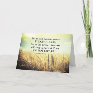Galatians 6:9 Niet moe worden om goed te doen Kaart
