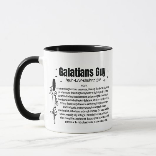 GALATIANS GUY Tasse deux tons 330ml (Gauche)