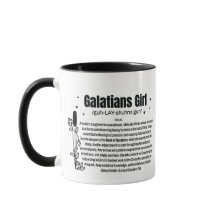 GALATIANS MEISJE 11oz Tweekleurige Koffie