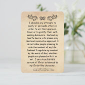 Galations 1:10 Écriture Note Parchemin de la carte (Debout devant)