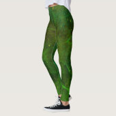 "Galaxia Verde" Abstracte Leggings (Links)