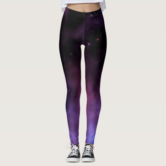 Galaxiale afdrukmodus leggings (Voorkant)