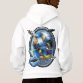 Galaxiale bezoekers in de ruimte (Achterkant)