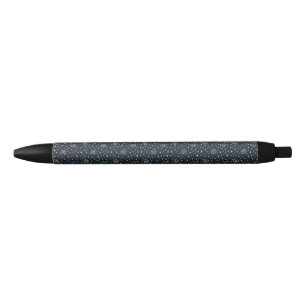 Galaxiale patroon zwarte inkt pen