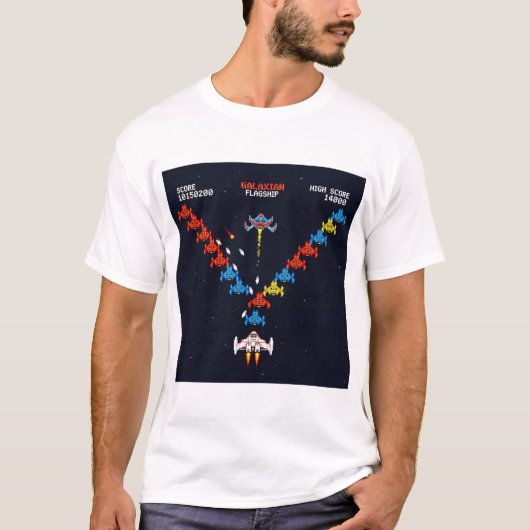 Galaxian Flagship T-Shirt (Voorkant)