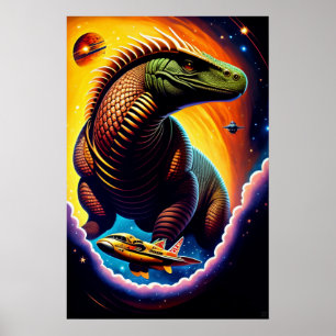 Galaxie Alien - Impression d'art en toile