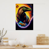 Galaxie Alien - Impression d'art en toile (Cuisine)