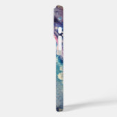 Galaxie céleste iPhone 16 Coque avec art géométriq (Verso / Gauche)