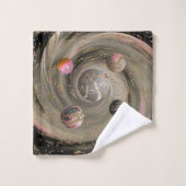 Galaxie d'amour cosmique (Gant de toilette)