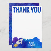 Galaxie de vaisseau spatial doré argenté Merci (Devant / Derrière)