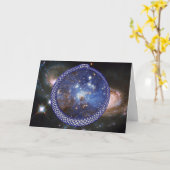 Galaxie d'Ouroboros - carte de voeux (Fleur jaune)