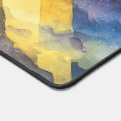 Galaxie du désert à l'aquarelle Chameau Pyramide V (Coin)