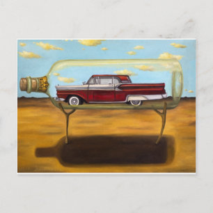 Galaxie in een fles briefkaart