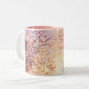 Galaxie motif abstraite Mug à café à deux tons