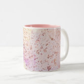 Galaxie motif abstraite Mug à café à deux tons (Devant droit)