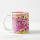 Galaxie motif abstraite Mug à café à deux tons (Gauche)