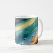 Galaxie/Nébuleuse Thème Café Mug (Devant droit)