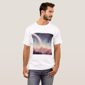 Galaxie, Univers, Étoiles, T-shirt spatial (Devant entier)